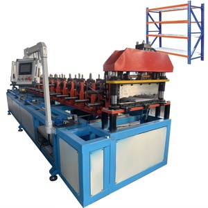 Manufacture Price Panel Making Warehouse <b>Rack</b> Shelf <b>Roll</b> Forming Machine High Speed - Product Image 5