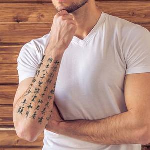 Adhesivo de Tatuaje Herbal HY de Larga Duración a Prueba de Agua Temporal de Flores <span class=keywords><strong>para</strong></span> <span class=keywords><strong>Brazo</strong></span> Cuerpo Pierna Hombres Atractivos Adhesivo de Tatuaje Semi-Permanente - Product Image 4