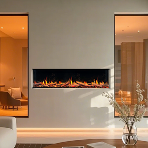 Caminetto Elettrico LCD Regolabile |   Effetto Fiamma HD |   Misure: 35", 40", 50", 60", 72" |   Arredamento Moderno per la Casa - Product Image 1