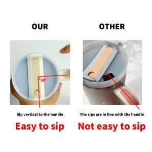 Logotipo personalizado <span class=keywords><strong>20</strong></span> oz 30 oz 40 oz de acero inoxidable de doble pared taza de metal al vacío taza de café de viaje <span class=keywords><strong>20</strong></span> oz 30 oz 40 oz vaso con asa - Product Image 3