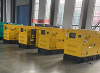 Générateur diesel silencieux à prises multiples 40/50/60/80/100/120 KVA 120/150 KW Démarrage électrique pour usage domestique, commercial et d'urgence