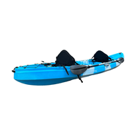 Bateaux de sports nautiques 2 + 1 bateau triple kayak de pêche 2 + 1 places peut utiliser à la fois la banquette arrière mais aussi la chaise à cadre alu