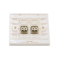 Placa de pared de 1/2/4 puertos RJ45/RJ11 para redes Cat3/Cat5e/Cat6/Cat6A