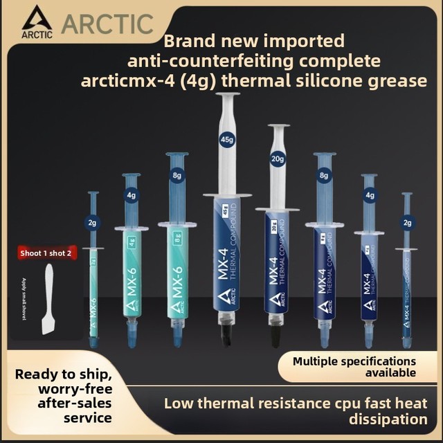 For MX-4 Thermal Paste for CPU and Graphics Card Laptop & Desktop Use Made in China