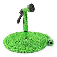 Enrouleur de tuyau PVC professionnel avec commande de précision, débit d'eau réglable, brume douce, jet puissant, tuyau de 15 m pour l'arrosage du jardin