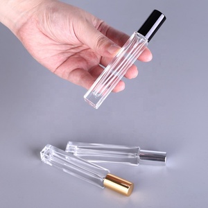 Base gruesa cuadrada 10ml Botella de decantación de perfume de vidrio Botella de vidrio vacía redonda para perfume en aerosol - Product Image 3