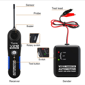 Vdiagtool V210 Automotive <span class=keywords><strong>Circuit</strong></span> <span class=keywords><strong>Tester</strong></span> 6-42V Korte <span class=keywords><strong>Open</strong></span> Finder Checker Auto Reparatie Kabel Draad Tracker Diagnostische Tools - Product Image 2