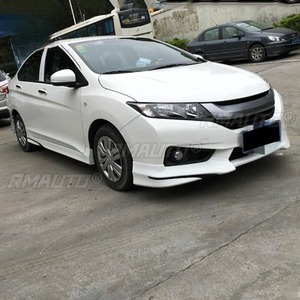 Kit carrosserie et accessoires pour Honda City 2015-2017 : Lame de pare-chocs avant, jupes latérales, spoiler, séparateur de pare-chocs arrière, diffuseur, spoiler - Product Image 4