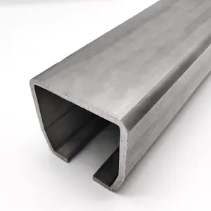 Stainless Steel SS304 Cantilever Gate Track OEM sizes C shaped cold rolled cold forming steel c channel Wuxi New Aokai