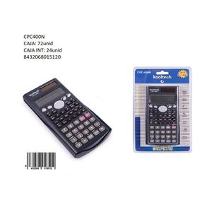 Calculadora Científica Kooltech CPC400N con Pantalla de 2 Líneas y 120 Funciones para Uso Escolar y de Oficina - Product Image 1