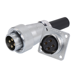 Connecteur industriel fileté en métal série WS28, prise aviation <span class=keywords><strong>2</strong></span> <span class=keywords><strong>3</strong></span> <span class=keywords><strong>4</strong></span> 7 10 12 16 17 20 24 <span class=keywords><strong>26</strong></span> broches TQ/Z, alliage de zinc - Product Image 2