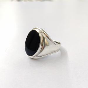 Anillo de Ónice Negro, Anillo de Plata de Ley 925 con Piedra Preciosa, Ónice Negro, Colección Hecha a Mano, Anillos Finos, Joyería de Plata, Precio al por Mayor - Product Image 5