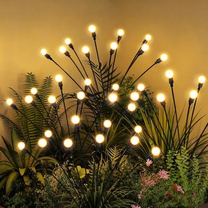Éclairage paysager solaire à haute luminosité, lumières LED scintillantes en forme d'étoile pour jardin extérieur, patio, prix d'usine en gros - Product Image 1