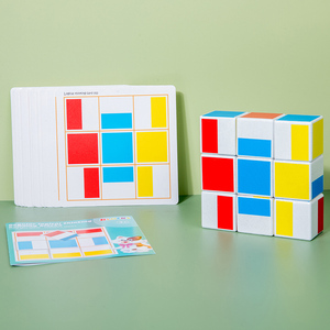 Bloques <span class=keywords><strong>de</strong></span> Construcción <span class=keywords><strong>de</strong></span> Madera 3D para Pensamiento Lógico, Juego <span class=keywords><strong>de</strong></span> Combinación <span class=keywords><strong>de</strong></span> Formas y Colores, Cubo <span class=keywords><strong>de</strong></span> <span class=keywords><strong>Ejercicios</strong></span> Cognitivos, Juguete <span class=keywords><strong>de</strong></span> Aprendizaje <span class=keywords><strong>de</strong></span> Números y Matemáticas - Product Image 6