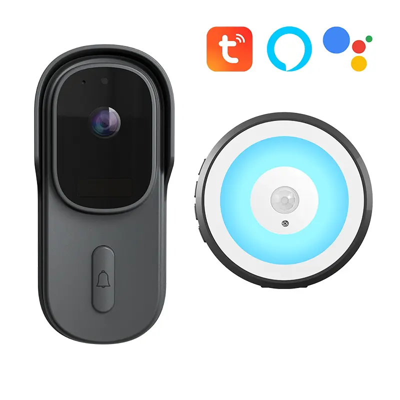 Usine Smart Sans Fil Vidéo Téléphone Sonnette Interphone Mini Ding Dong HD Wifi Anneau Porte Sonnette Caméra Wifi Vidéo Sonnette