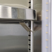 Étagères de congélateur manuelles en acier inoxydable Longhey, neuves, universelles, avec clip, support de fixation, pièce de réfrigérateur