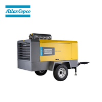 Compresseur d'air rotatif portable, pression de travail maximale 12 bars, débit d'air de 24 m³/min à 20 m³/min