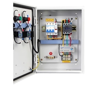 Ensemble complet de commutateurs de transfert automatique à double alimentation Armoire de distribution ATS en acier galvanisé pour le contrôle des équipements électriques