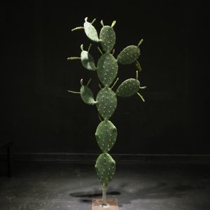 Grandes <span class=keywords><strong>plantes</strong></span> artificielles de cactus, faux bonsaïs succulents décoratifs, colonnes ornementales presque naturelles 2026 - Product Image 5