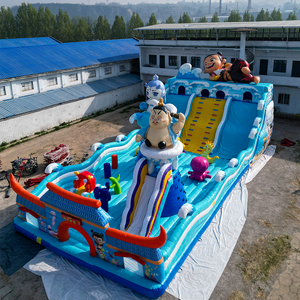 منزلقة مائية تجارية عالية الجودة قابلة للنفخ ، مسبح خارجي ، حديقة سباحة ، منتزه نطاط قابل للنفخ - Product Image 3