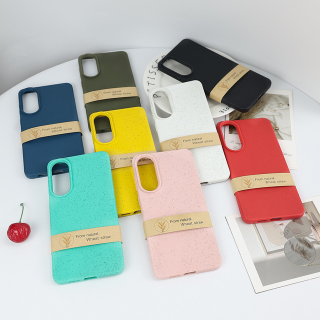 Hot Selling Biodegradable Eco Friendly Natural Wheat Straw Phone Case for Samsung S25 Ultra S25 Plus S25 Edge