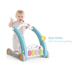 Bao Han 2 en 1 Baby Gym Soft Fitness Frame Piano Carpet Music Play Mat con materiales de plástico y madera Juego de juguetes para bebés - Product Image 2