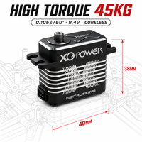Servomoteur Robot XQ-POWER XQ-S8045D 45KG Haute Vitesse Sans Noyau Numérique 8.4V HV Étanche CNC Métal OEM Vente en Gros Voiture RC
