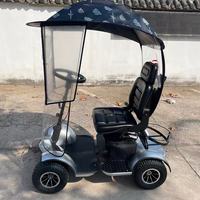 Nouveau chariot de golf électrique modèle GF04, monoplace avec toit, siège capitaine, chariot de luxe