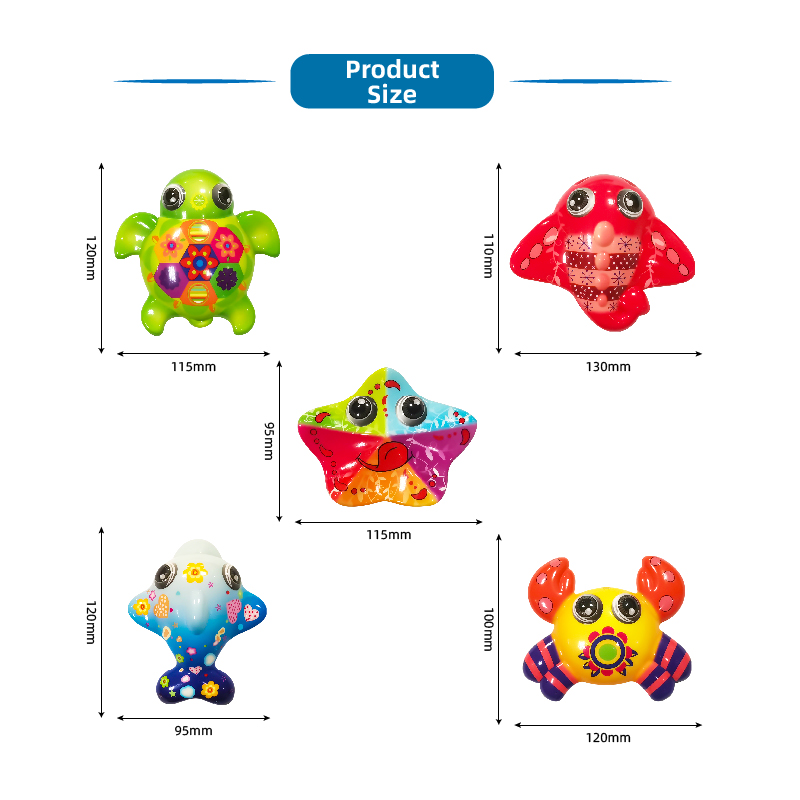 Экологически чистые материалы, образовательные пляжные морские животные для детей, игрушка для ванны для детей