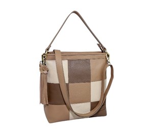 Fashion Women Patchwork Shoulder Bag Chic Stylish <b>Tote</b> Handbag Elegant Ladies Purse for Work Travel Office Everyday Use - Product Image 1