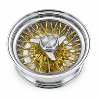 Jantes à rayons Gold Steer Wire 13x7 14-26 pouces 5x112/5x120/5x114.3/5x110/5x108 4x4