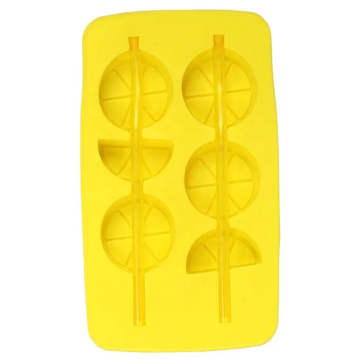 Kleurrijke Silicone Ice Pop Mallen Bpa Gratis Citroen Vorm