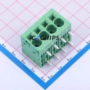 JL271R-75004G01 Spring Terminal Block Bent Lead Through Hole,P=7.5mm Connector 1x4P 7.5mm Right Angle Insert 4P - Product Image 1