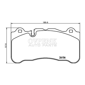 Plaquettes <span class=keywords><strong>de</strong></span> frein avant pour MERCEDES BENZ SLR (R199) 2004- OEM 1994200220 D1944 et accessoires, distributeurs <span class=keywords><strong>de</strong></span> plaquettes <span class=keywords><strong>de</strong></span> frein céramique - Product Image 2