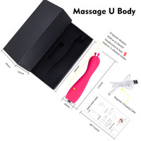 Leistungs starkes wasserdichtes Sexspielzeug für Erwachsene für Frauen und Paare 10-Modus G-Punkt Vibrator & Klitoris Nippel Vagina Massage gerät Dildo