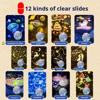 Projecteur de lune et d'étoiles USB Youkela, veilleuse lumineuse, jouet lumineux, lampe de projection LED pour la décoration de chambre d'enfant, souvenir