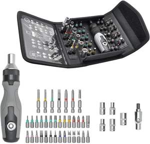 Jeu de tournevis à cliquet Peaktop 41-en-1, sac en toile épaissie, outil de réparation multifonctionnel - Product Image 3