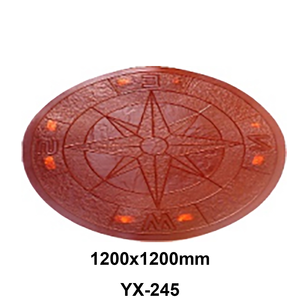 แม่พิมพ์ปูพื้นคอนกรีตแบบใหม่ คุณภาพสูง ทำจากยาง สำหรับตกแต่งทางเดิน  วัสดุ PU โพลียูรีเทน ใช้ทำพรมห้องน้ำ แม่พิมพ์ปูนซีเมนต์ - Product Image 2