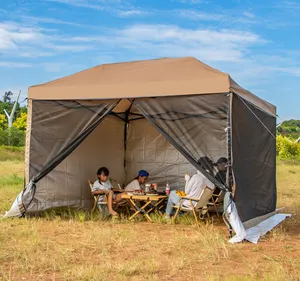 مخصص متعدد الوظائف الأسرة Marquee ماء قبة التلقائي Glamping التخييم القطب