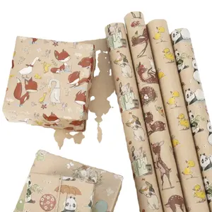 Packaging Tissue Paper Gift Wrapping Brown Roll Kraft