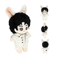 Faible MOQ, figurines en peluche, poupées d'idoles Kpop, peluches personnalisées de 20 cm, poupées d'anime avec squelette, création de votre propre design pour les filles