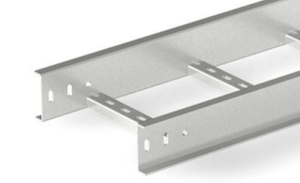 Escabeau à câbles esthétique en acier blanc thermolaqué pour centre commercial - Product Image 2