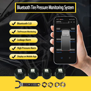 Mobile <strong>Bluetooth</strong> APP <strong>TPMS</strong> <strong>Bluetooth</strong> Tire Pressure Monitoring System Support Android/IOS Mobile Display Car Tyre Diagnostic Tool - Product Image 3