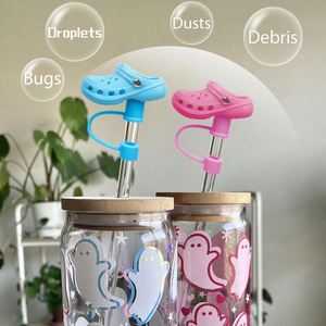 Tapones de silicona 3D mini para pajitas de 10 mm, tapas antideslizantes, ideales para Stanley - Product Image 4
