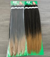 Lot de 4 mèches de tresses jumbo pré-étirées de 60 pouces, extensions de cheveux synthétiques pour femmes, vente en gros, Ez Braiding Hair