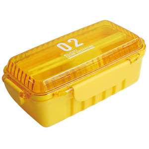 Bangduo Japanese Style Bento <b>Box</b> Single Layer Square Plastic <b>Lunch</b> <b>Box</b> Microwave Safe For Students Children - Product Image 4