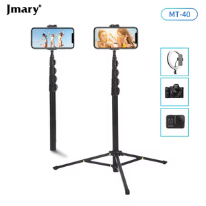 Jmary 60 pouces, caméra vidéo portable professionnelle pour téléphone portable, anneau lumineux LED, fonction pliable, bâton de selfie, trépied MT 40 pour téléphone - Product Image 6
