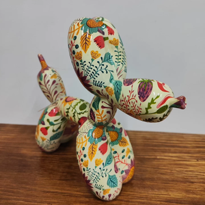 Flor globo perro adornos personalizados flor globo perro figuritas globo artesanía flor perro regalos - Product Image 4