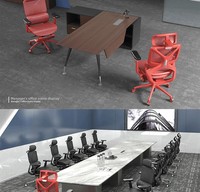 Chaise de bureau cantilever ergonomique au design minimaliste populaire, siège incurvé, pieds silencieux antidérapants, chaise de bureau cantilever en maille