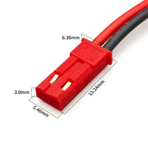 JST <b>Battery</b> Plug Power <b>Cable</b> Y Splitter Adapter 1 To 2 Or 3 Silicone Wire For Model Car Use - Product Image 3